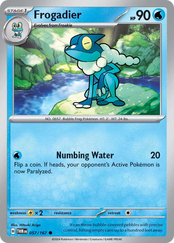 Frogadier (057/167) [Scarlet & Violet: Twilight Masquerade] | Jomio and Rueliete's Cards and Comics