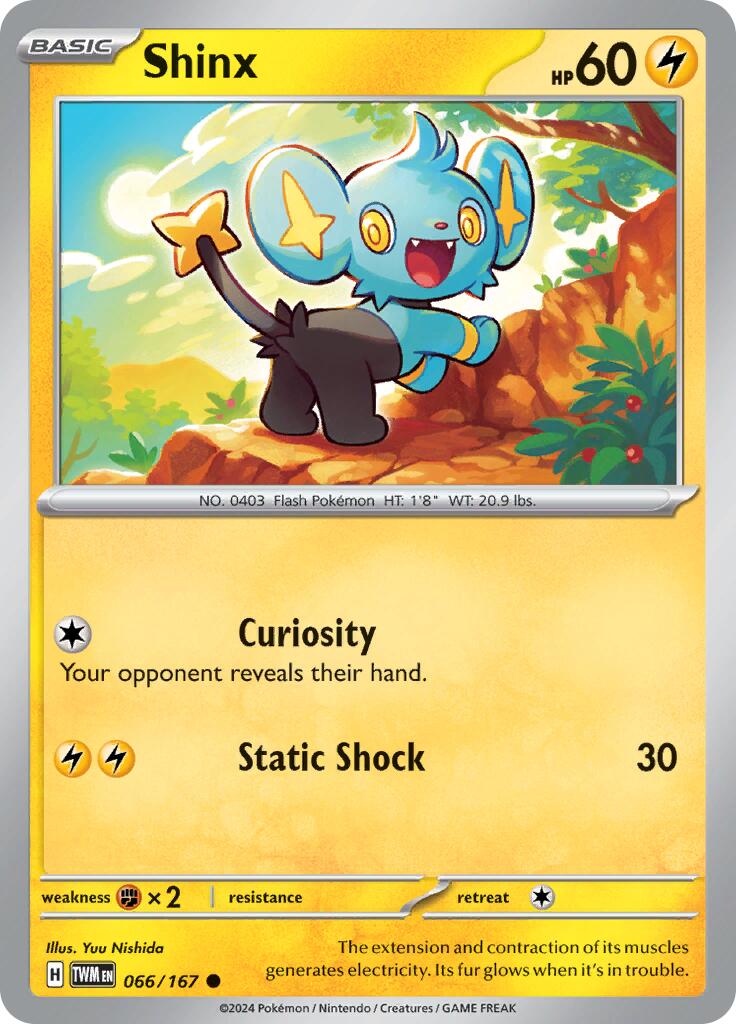 Shinx (066/167) [Scarlet & Violet: Twilight Masquerade] | Jomio and Rueliete's Cards and Comics