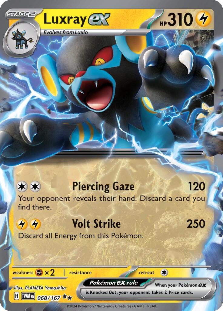 Luxray ex (068/167) [Scarlet & Violet: Twilight Masquerade] | Jomio and Rueliete's Cards and Comics