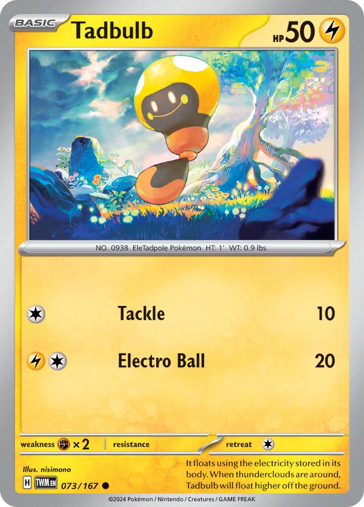 Tadbulb (073/167) [Scarlet & Violet: Twilight Masquerade] | Jomio and Rueliete's Cards and Comics