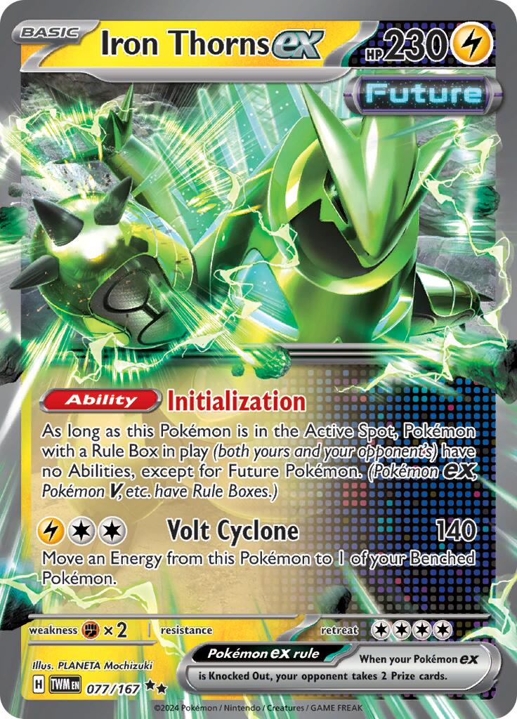 Iron Thorns ex (077/167) [Scarlet & Violet: Twilight Masquerade] | Jomio and Rueliete's Cards and Comics