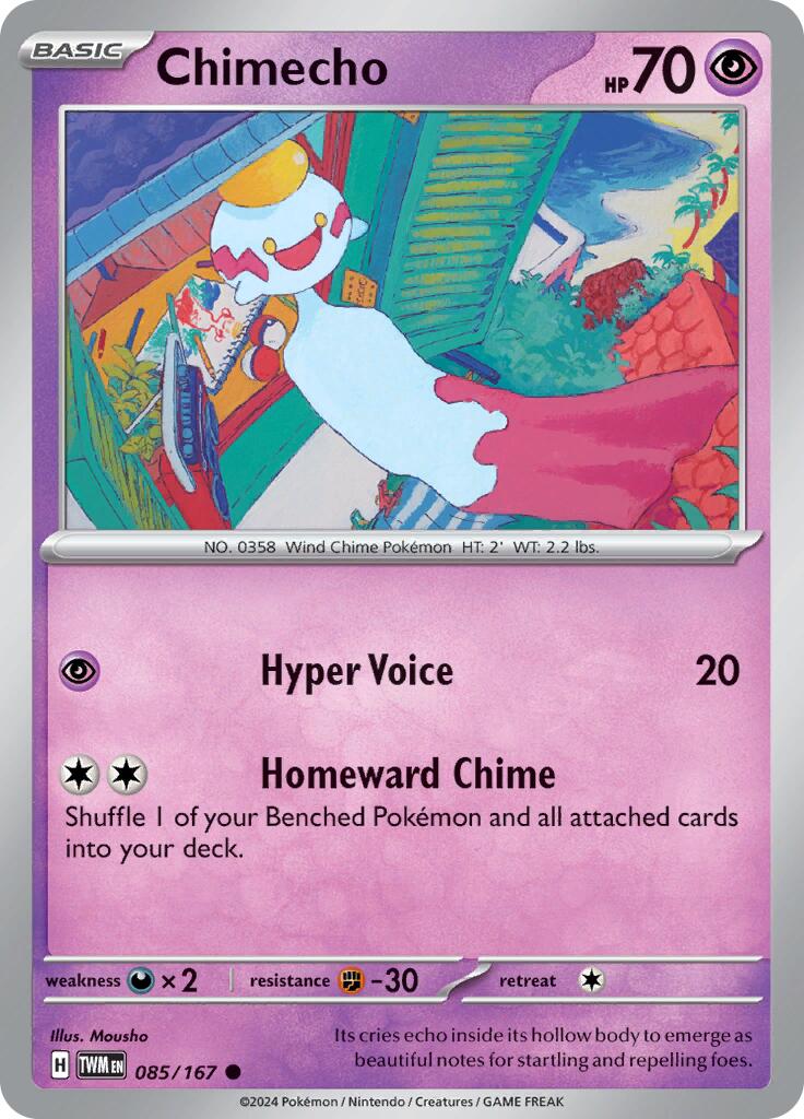 Chimecho (085/167) [Scarlet & Violet: Twilight Masquerade] | Jomio and Rueliete's Cards and Comics