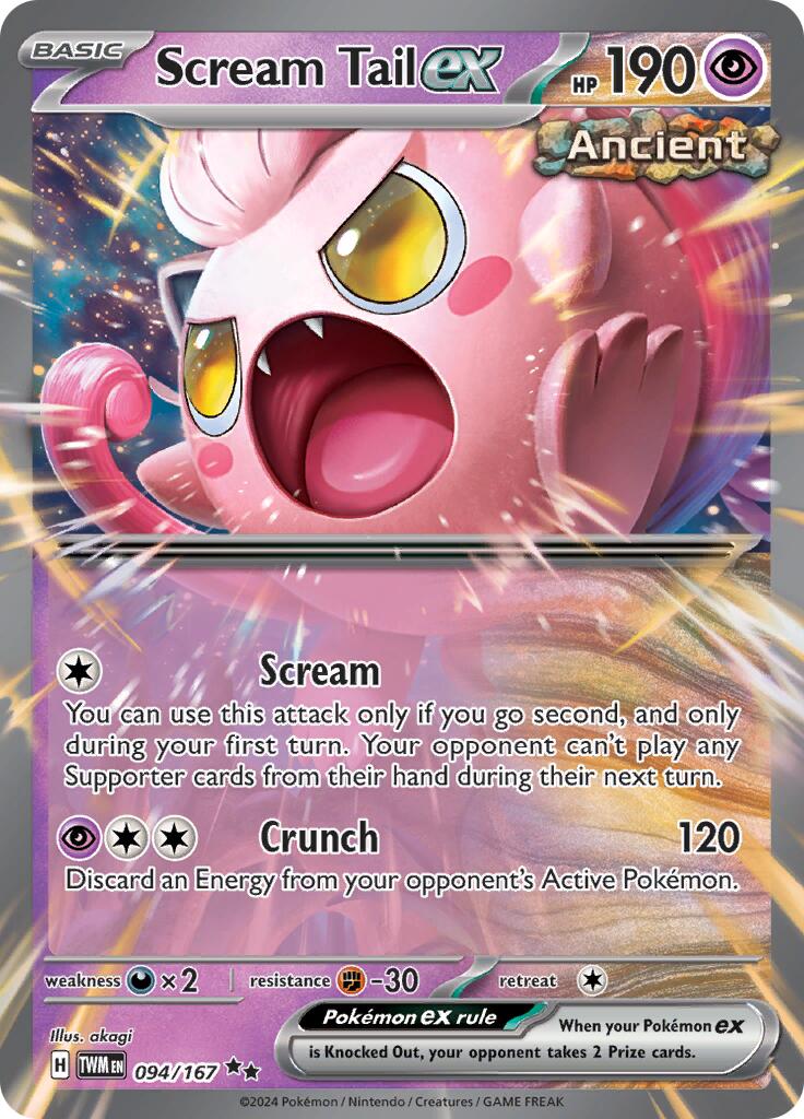 Scream Tail ex (094/167) [Scarlet & Violet: Twilight Masquerade] | Jomio and Rueliete's Cards and Comics