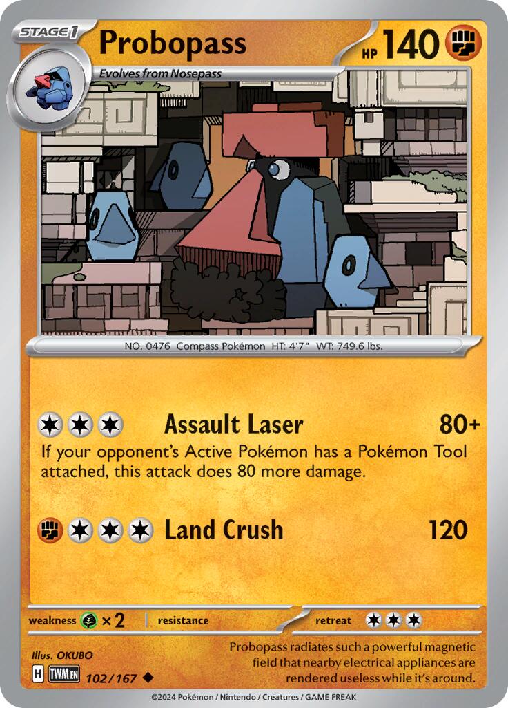 Probopass (102/167) [Scarlet & Violet: Twilight Masquerade] | Jomio and Rueliete's Cards and Comics