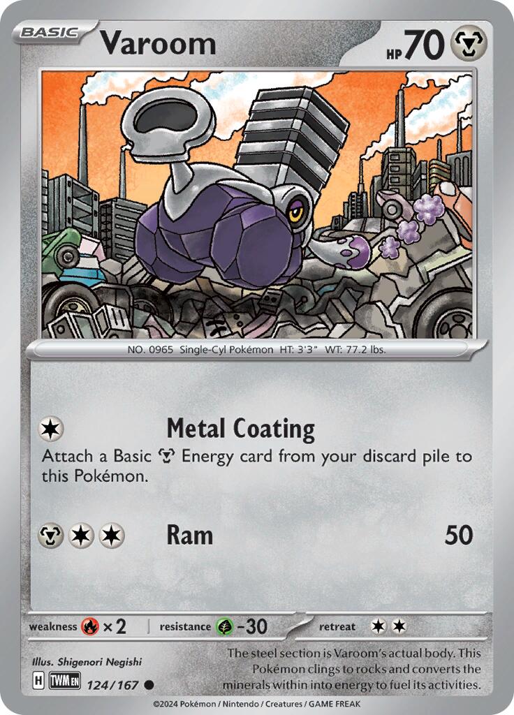 Varoom (124/167) [Scarlet & Violet: Twilight Masquerade] | Jomio and Rueliete's Cards and Comics