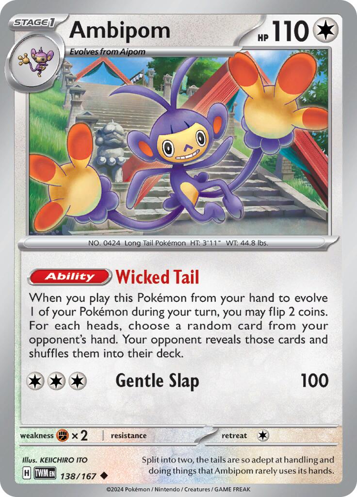 Ambipom (138/167) [Scarlet & Violet: Twilight Masquerade] | Jomio and Rueliete's Cards and Comics