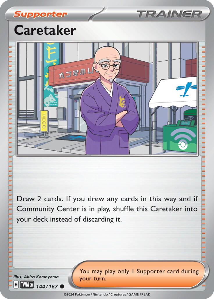 Caretaker (144/167) [Scarlet & Violet: Twilight Masquerade] | Jomio and Rueliete's Cards and Comics