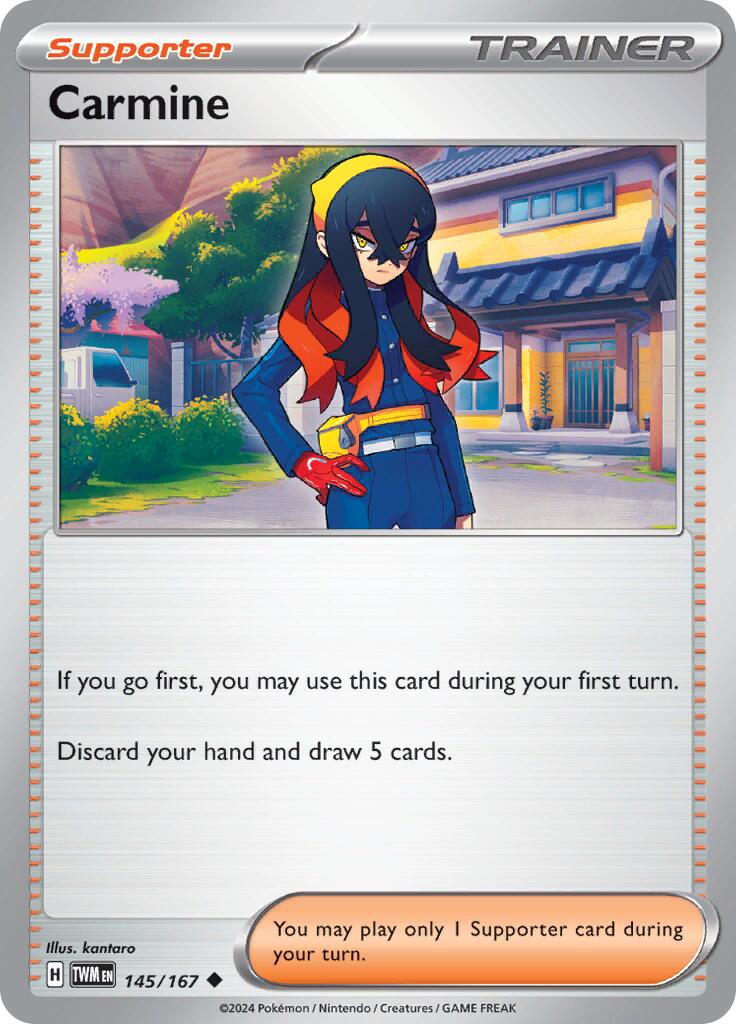 Carmine (145/167) [Scarlet & Violet: Twilight Masquerade] | Jomio and Rueliete's Cards and Comics
