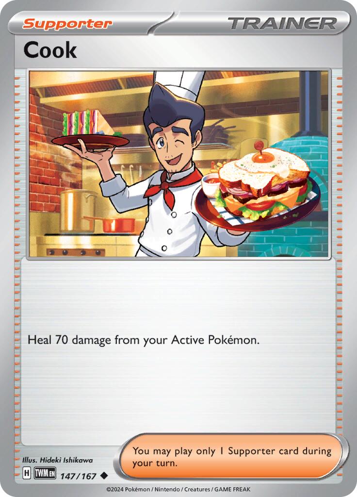 Cook (147/167) [Scarlet & Violet: Twilight Masquerade] | Jomio and Rueliete's Cards and Comics