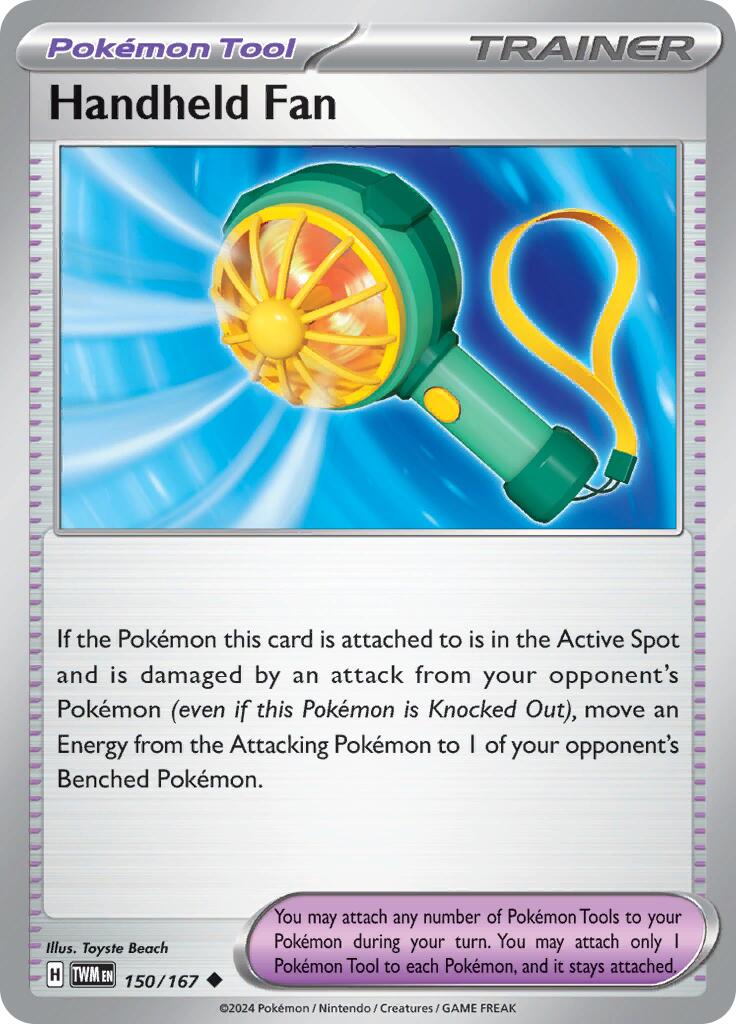Handheld Fan (150/167) [Scarlet & Violet: Twilight Masquerade] | Jomio and Rueliete's Cards and Comics