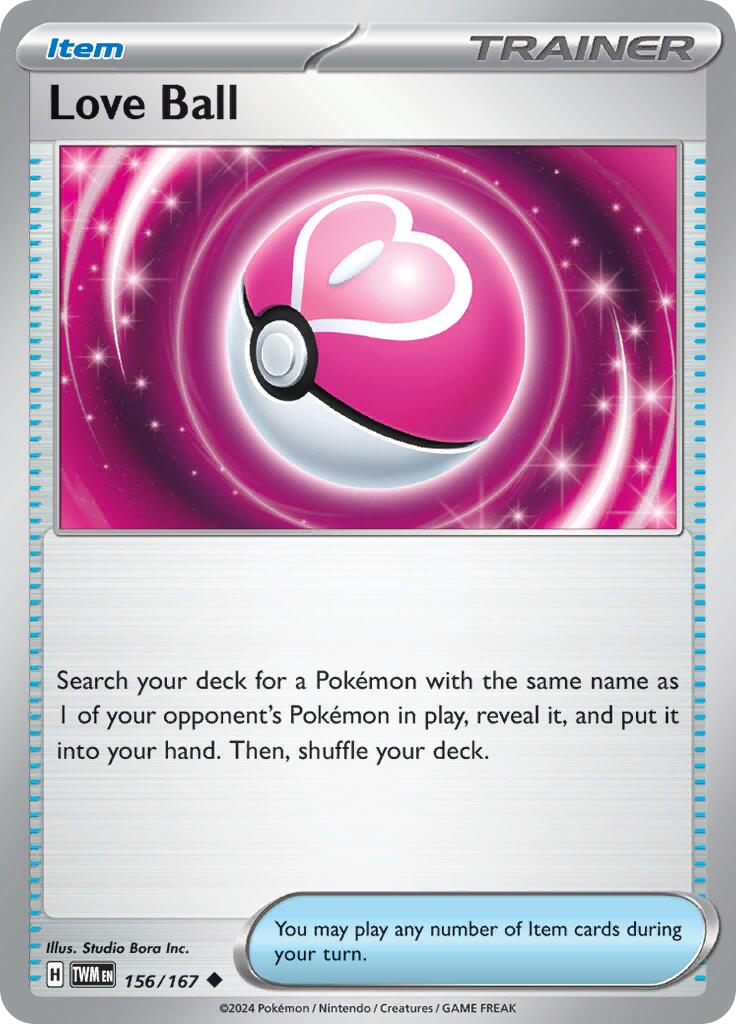 Love Ball (156/167) [Scarlet & Violet: Twilight Masquerade] | Jomio and Rueliete's Cards and Comics