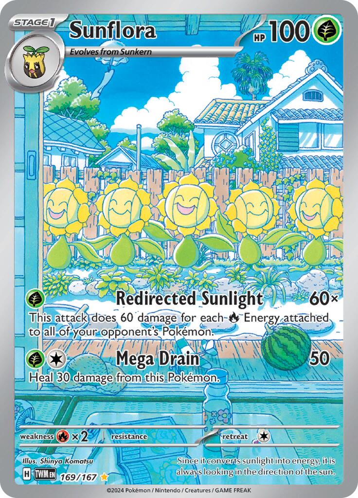 Sunflora (169/167) [Scarlet & Violet: Twilight Masquerade] | Jomio and Rueliete's Cards and Comics