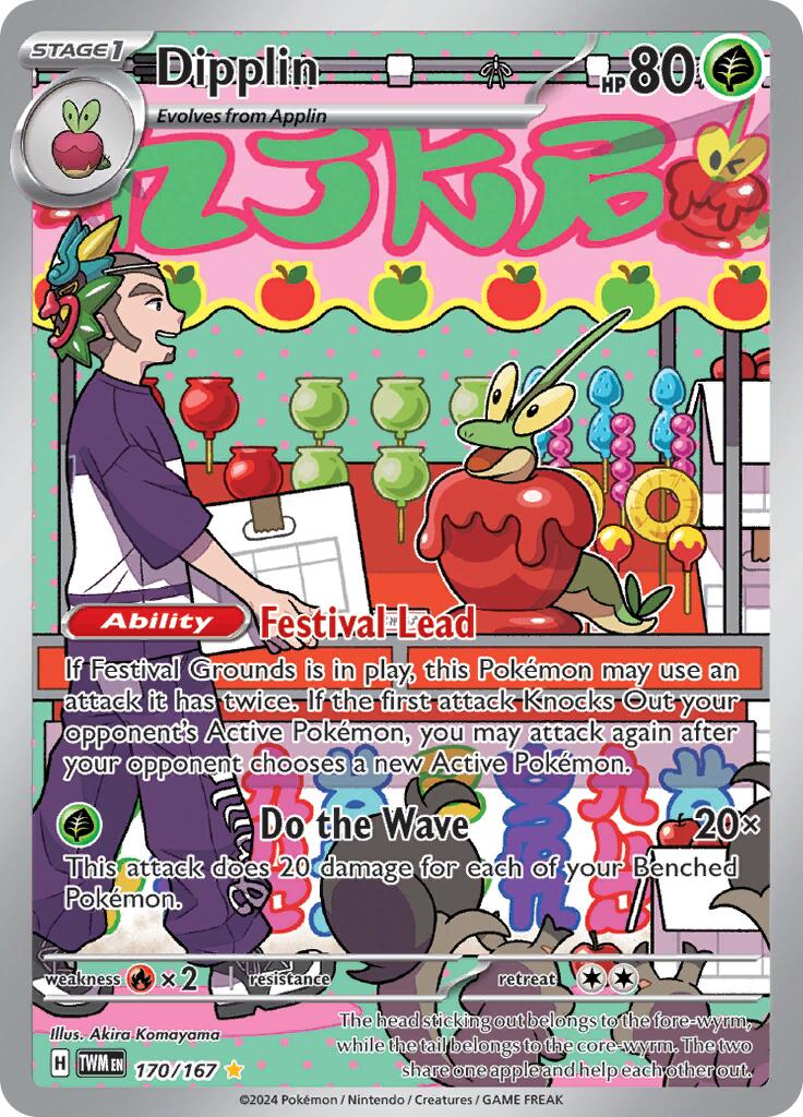 Dipplin (170/167) [Scarlet & Violet: Twilight Masquerade] | Jomio and Rueliete's Cards and Comics