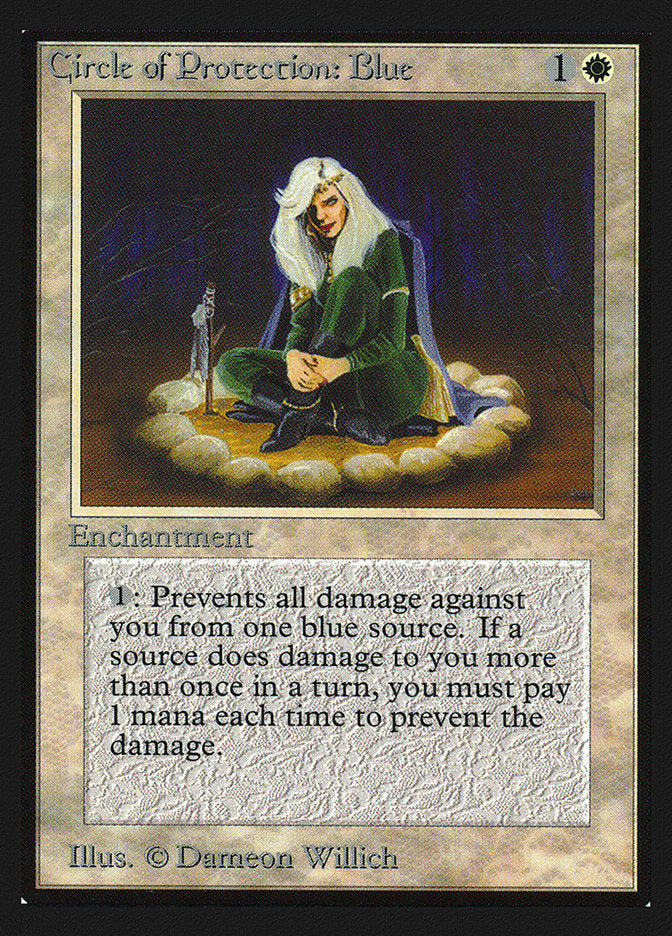Circle of Protection: Blue [International Collectors' Edition] | Jomio and Rueliete's Cards and Comics