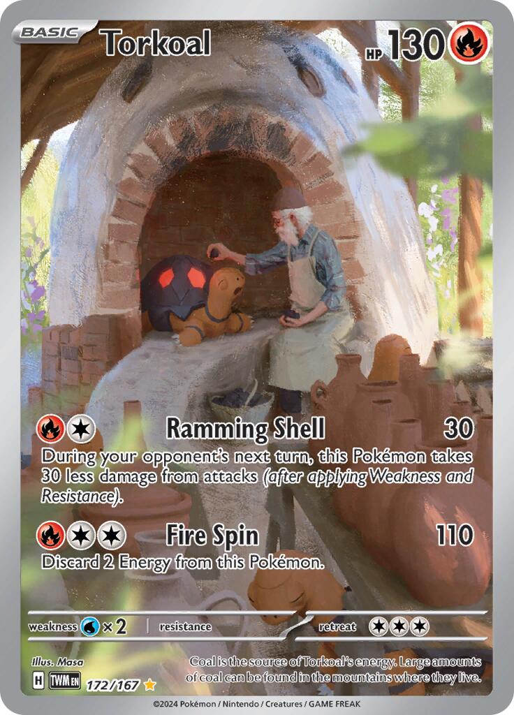Torkoal (172/167) [Scarlet & Violet: Twilight Masquerade] | Jomio and Rueliete's Cards and Comics