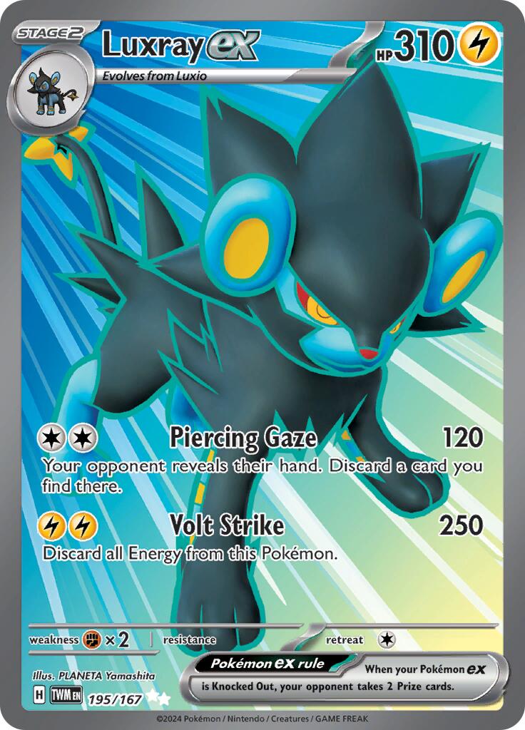 Luxray ex (195/167) [Scarlet & Violet: Twilight Masquerade] | Jomio and Rueliete's Cards and Comics