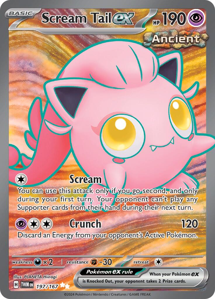 Scream Tail ex (197/167) [Scarlet & Violet: Twilight Masquerade] | Jomio and Rueliete's Cards and Comics