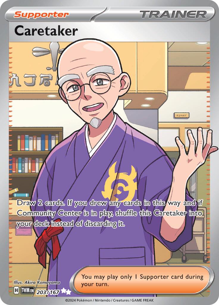 Caretaker (203/167) [Scarlet & Violet: Twilight Masquerade] | Jomio and Rueliete's Cards and Comics