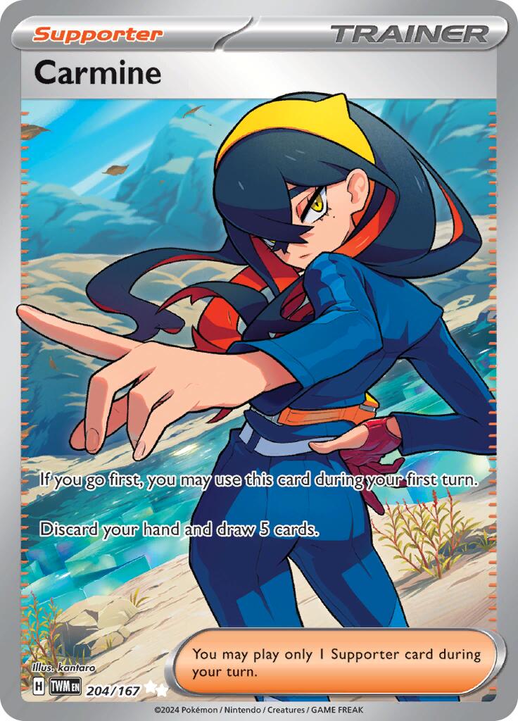 Carmine (204/167) [Scarlet & Violet: Twilight Masquerade] | Jomio and Rueliete's Cards and Comics