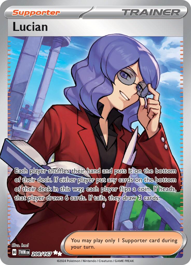 Lucian (208/167) [Scarlet & Violet: Twilight Masquerade] | Jomio and Rueliete's Cards and Comics
