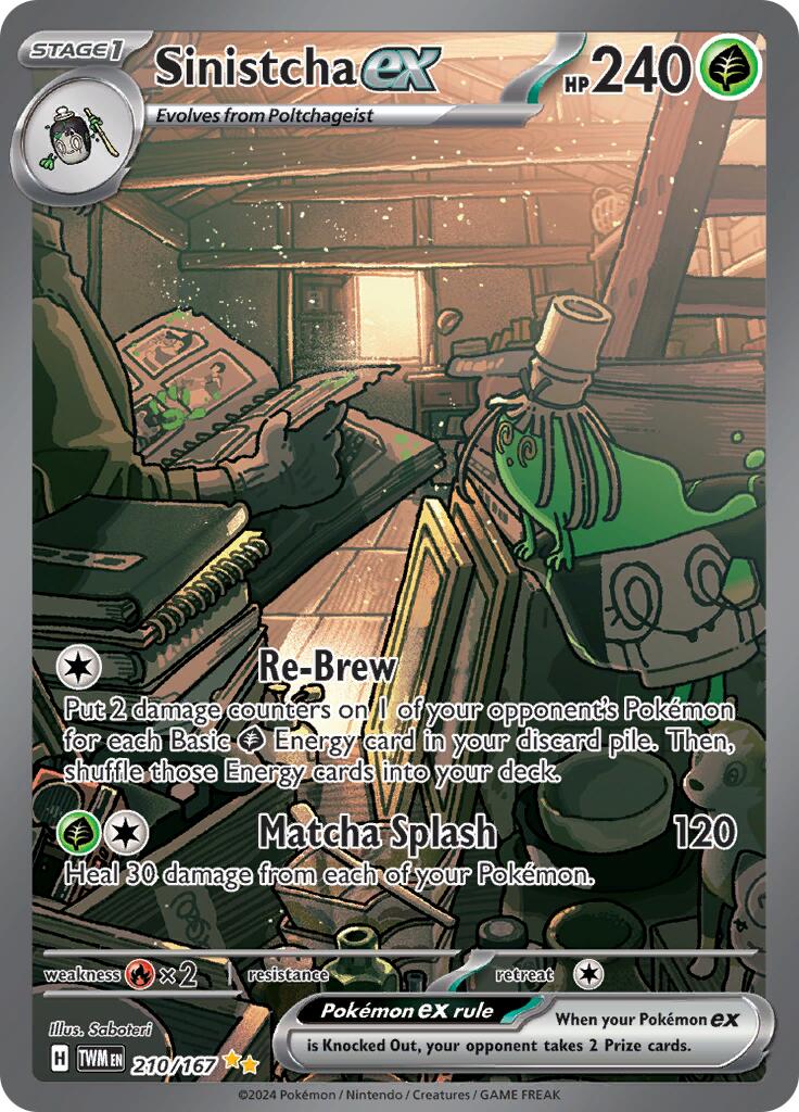 Sinistcha ex (210/167) [Scarlet & Violet: Twilight Masquerade] | Jomio and Rueliete's Cards and Comics