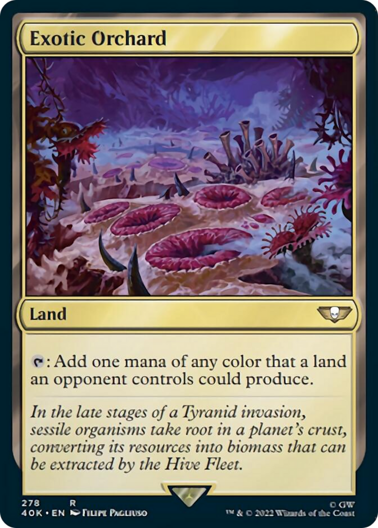 Exotic Orchard (Surge Foil) [Warhammer 40,000] | Jomio and Rueliete's Cards and Comics