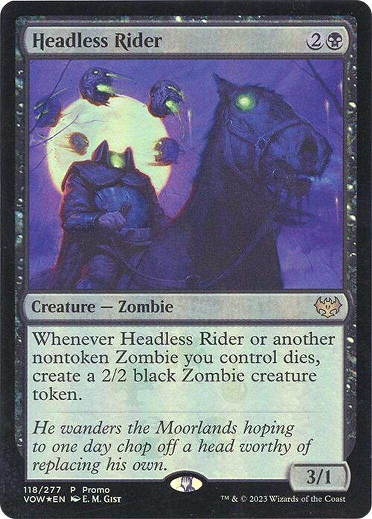 Headless Rider [Media Promos] | Jomio and Rueliete's Cards and Comics