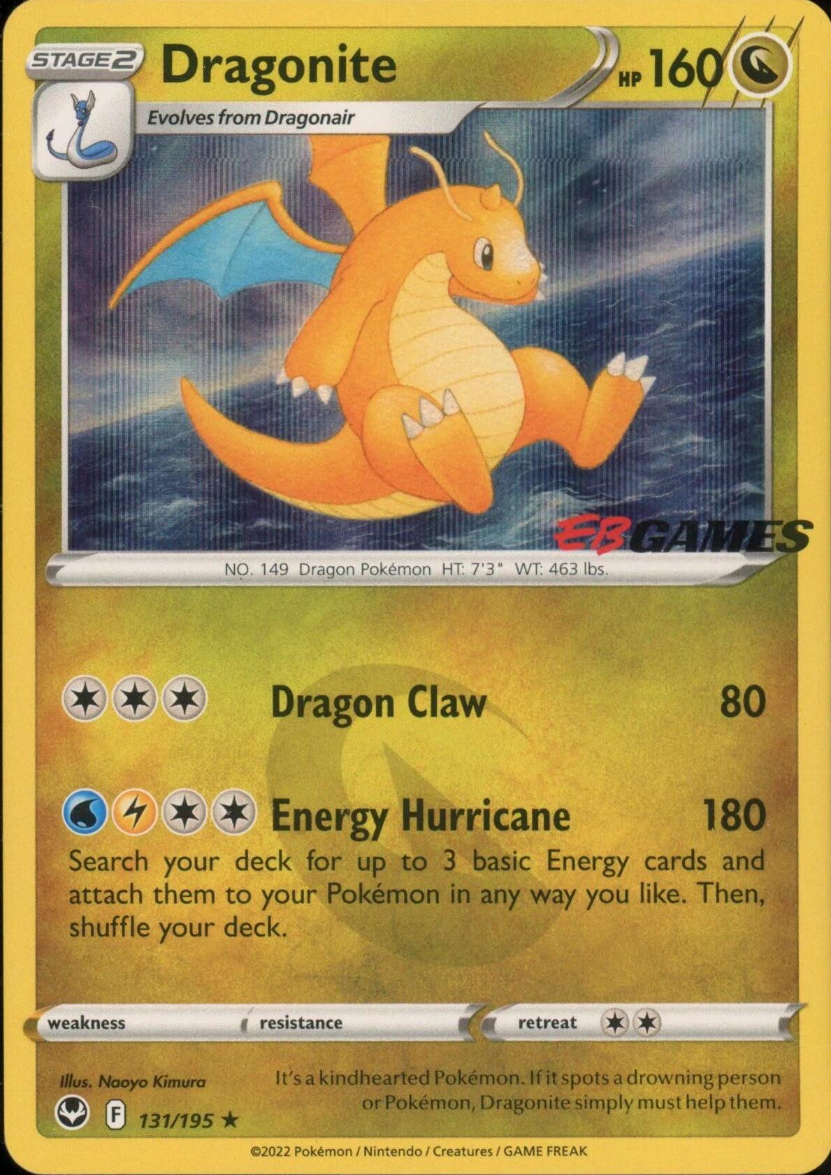 Dragonite (131/195) (EB Games Exclusive) [Miscellaneous Cards] | Jomio and Rueliete's Cards and Comics