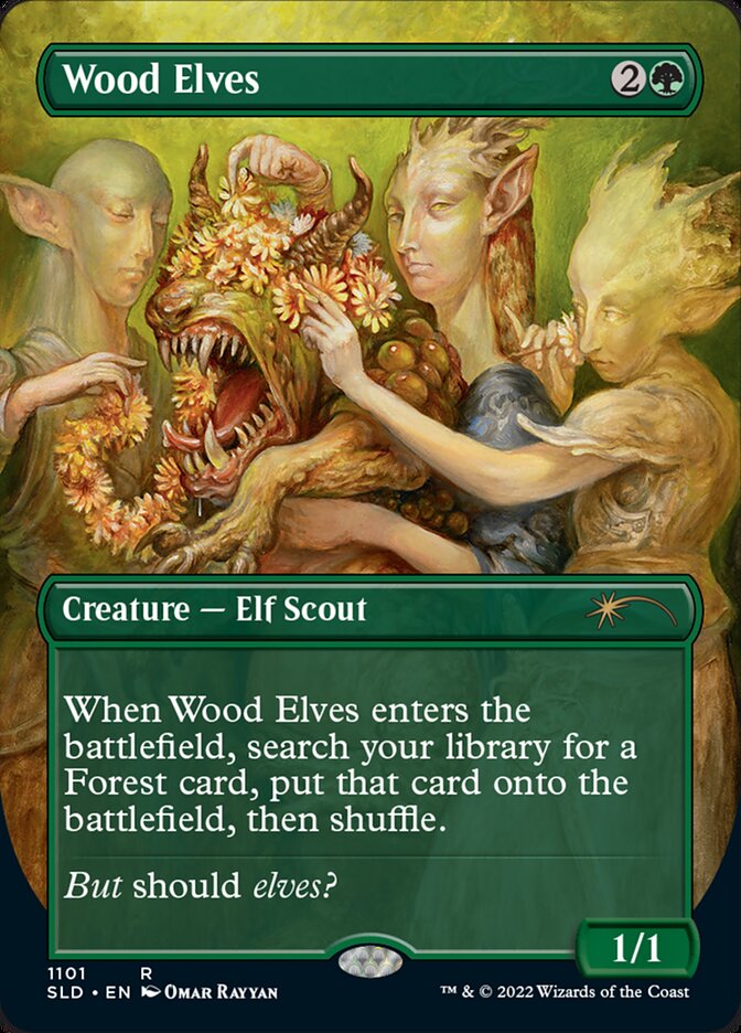 Wood Elves (Borderless) [Secret Lair Drop Series] | Jomio and Rueliete's Cards and Comics
