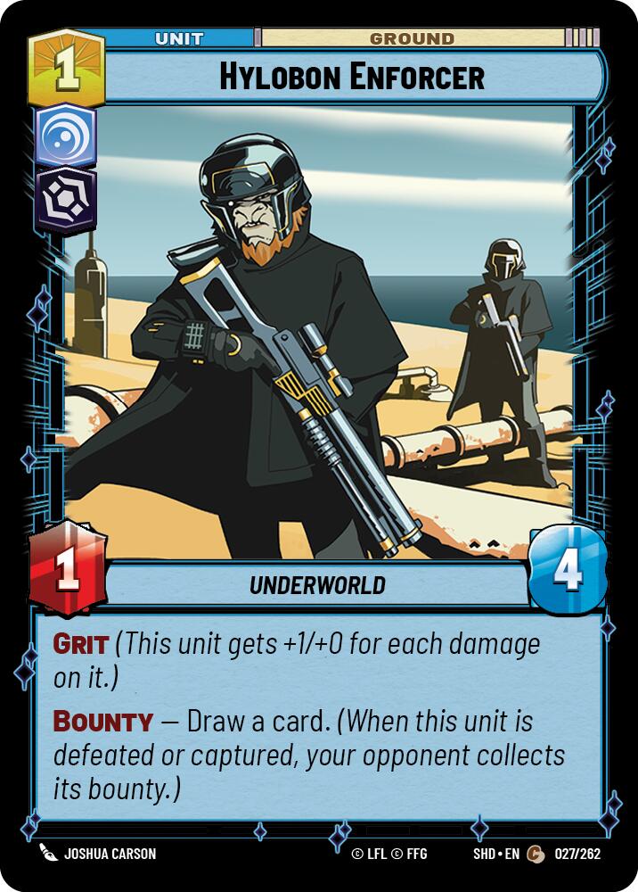 Hylobon Enforcer (027/262) [Shadows of the Galaxy] | Jomio and Rueliete's Cards and Comics