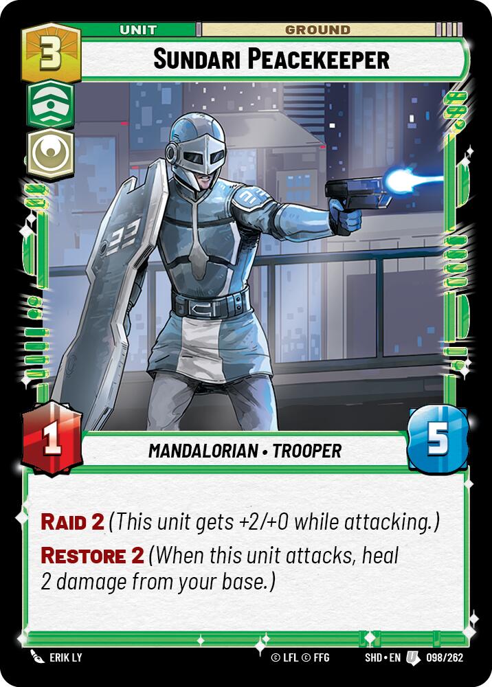 Sundari Peacekeeper (098/262) (098/262) [Shadows of the Galaxy] | Jomio and Rueliete's Cards and Comics