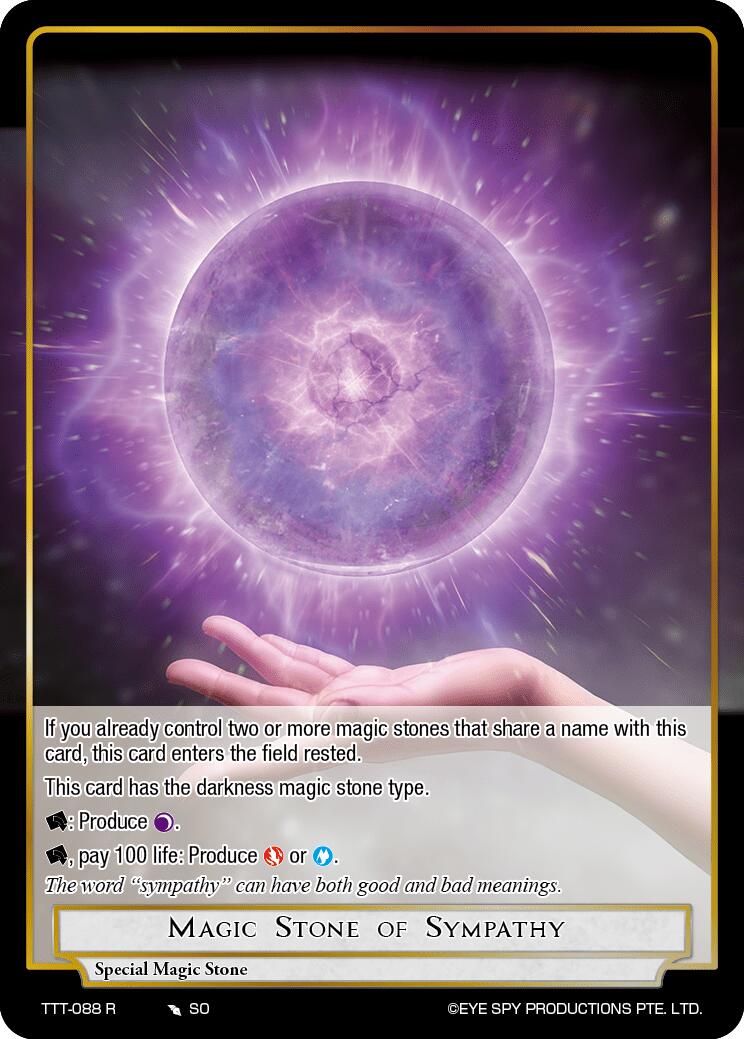Magic Stone of Sympathy (TTT-088 R) [Thoth of the Trinity] | Jomio and Rueliete's Cards and Comics