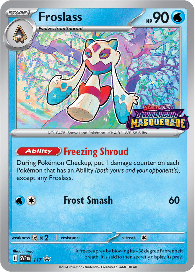 Froslass (117) [Scarlet & Violet: Black Star Promos] | Jomio and Rueliete's Cards and Comics