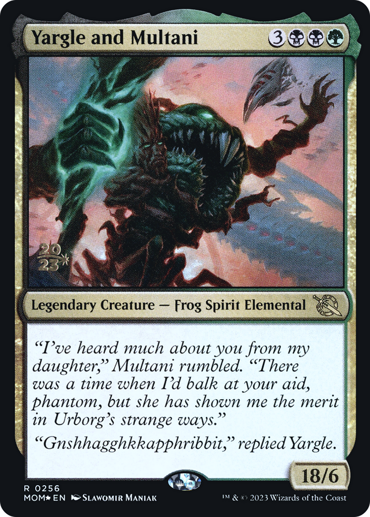Yargle and Multani [March of the Machine Prerelease Promos] | Jomio and Rueliete's Cards and Comics