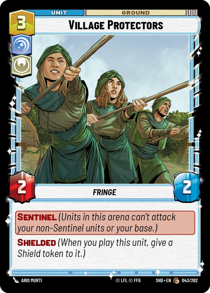 Village Protectors (043/262) [Shadows of the Galaxy] | Jomio and Rueliete's Cards and Comics