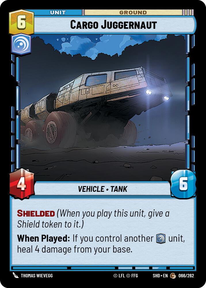 Cargo Juggernaut (066/262) [Shadows of the Galaxy] | Jomio and Rueliete's Cards and Comics