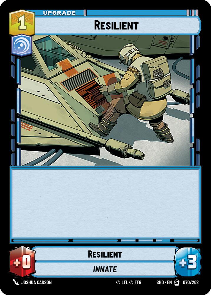 Resilient (070/262) (070/262) [Shadows of the Galaxy] | Jomio and Rueliete's Cards and Comics