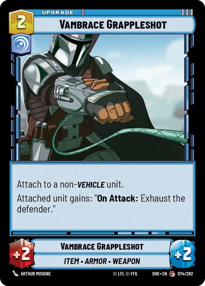 Vambrace Grappleshot (074/262) (074/262) [Shadows of the Galaxy] | Jomio and Rueliete's Cards and Comics