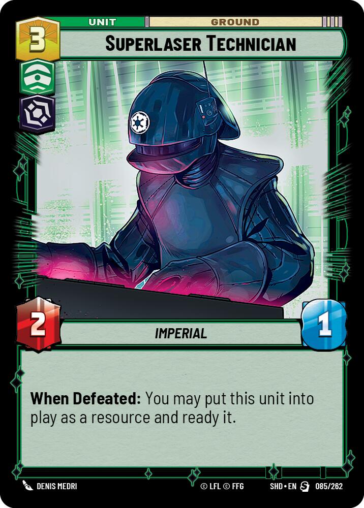 Superlaser Technician (085/262) [Shadows of the Galaxy] | Jomio and Rueliete's Cards and Comics