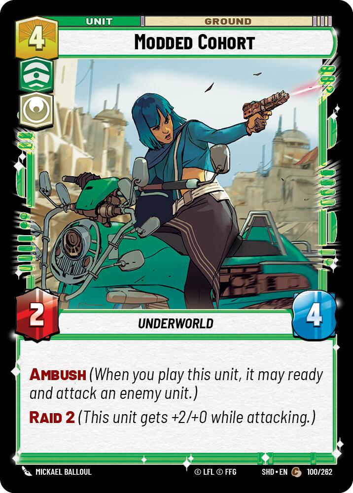 Modded Cohort (100/262) [Shadows of the Galaxy] | Jomio and Rueliete's Cards and Comics