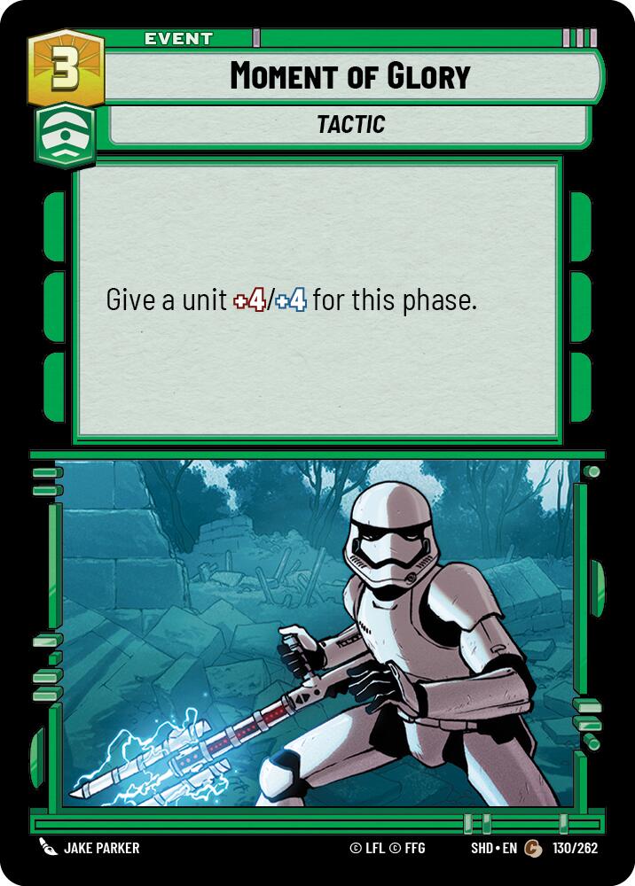 Moment of Glory (130/262) (130/262) [Shadows of the Galaxy] | Jomio and Rueliete's Cards and Comics