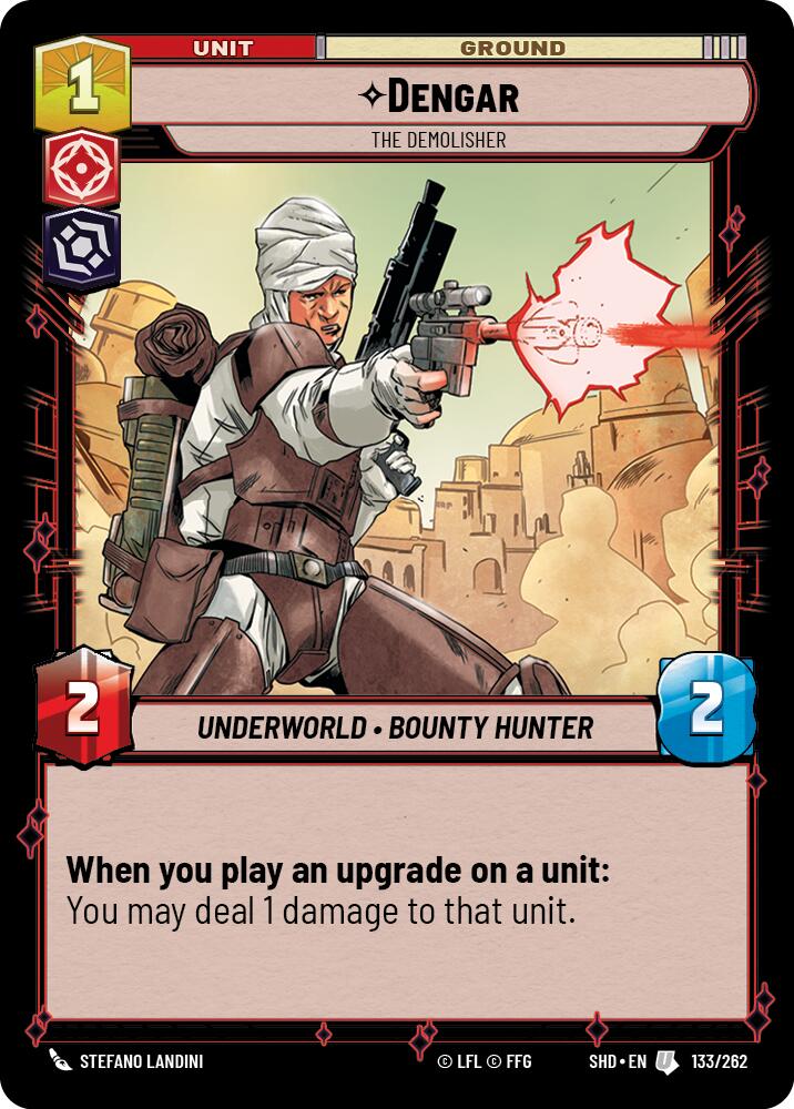 Dengar - The Demolisher (133/262) (133/262) [Shadows of the Galaxy] | Jomio and Rueliete's Cards and Comics