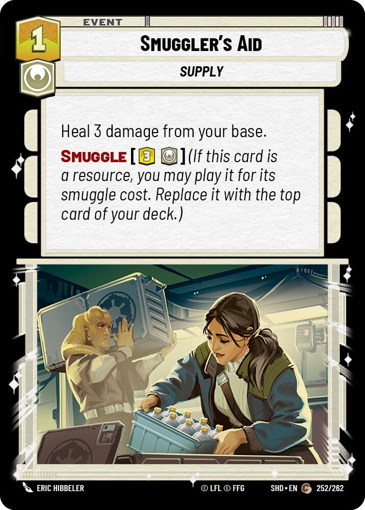 Smuggler's Aid (252/262) [Shadows of the Galaxy] | Jomio and Rueliete's Cards and Comics