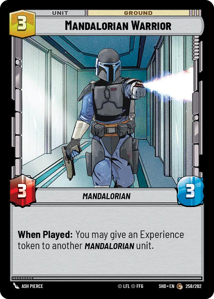 Mandalorian Warrior (258/262) [Shadows of the Galaxy] | Jomio and Rueliete's Cards and Comics