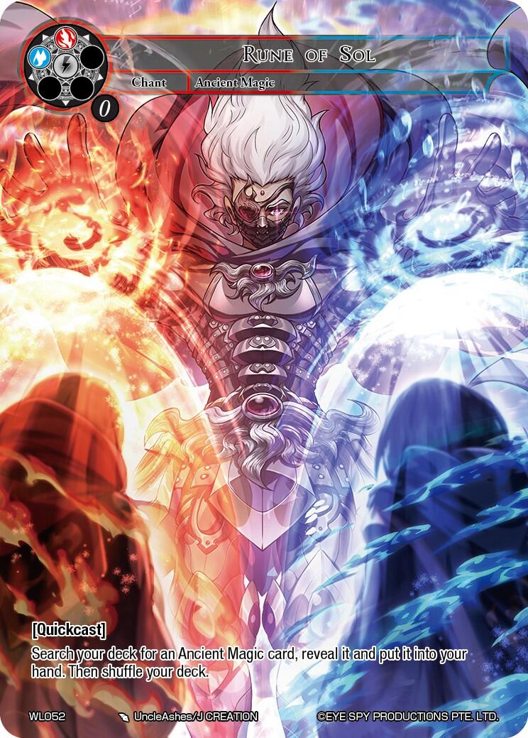Rune of Sol (WL052) [Promo Cards] | Jomio and Rueliete's Cards and Comics