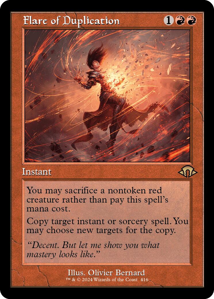 Flare of Duplication (Retro) [Modern Horizons 3] | Jomio and Rueliete's Cards and Comics