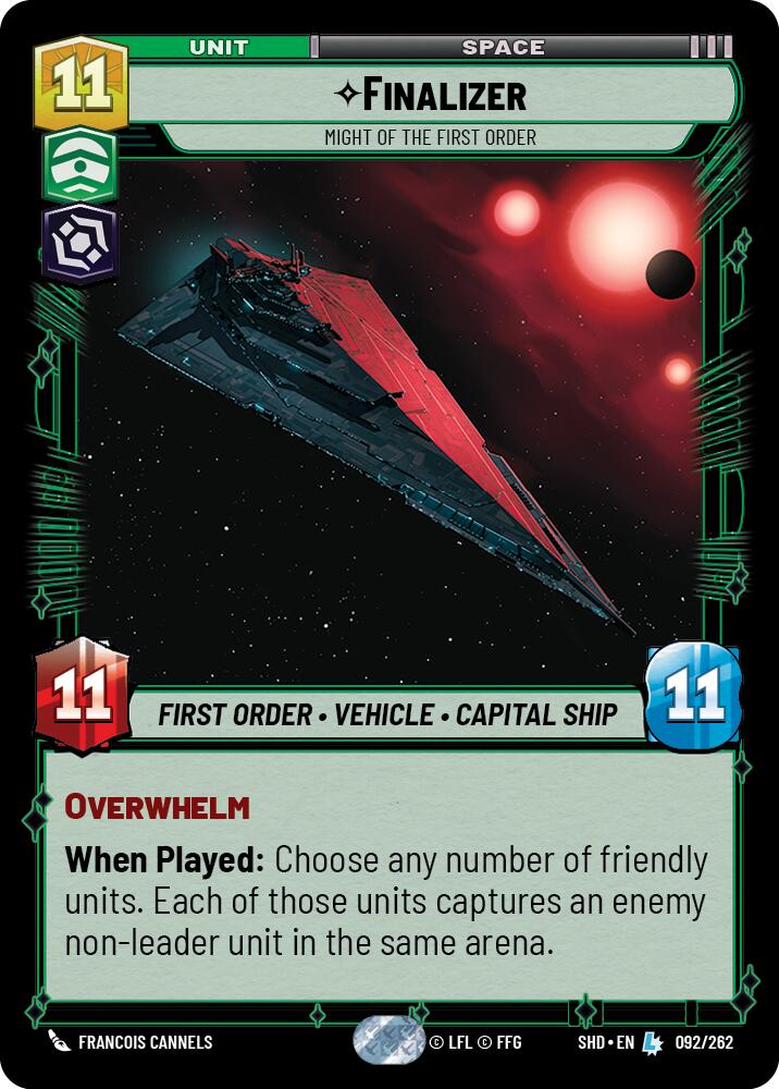 Finalizer - Might of the First Order (092/262) (092/262) [Shadows of the Galaxy] | Jomio and Rueliete's Cards and Comics