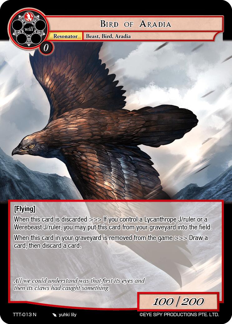 Bird of Aradia (TTT-013 N) [Thoth of the Trinity] | Jomio and Rueliete's Cards and Comics