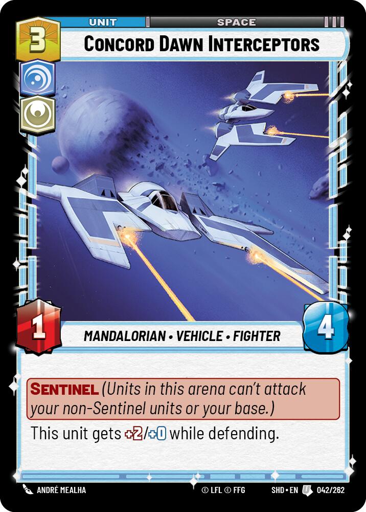 Concord Dawn Interceptors (042/262) (042/262) [Shadows of the Galaxy] | Jomio and Rueliete's Cards and Comics