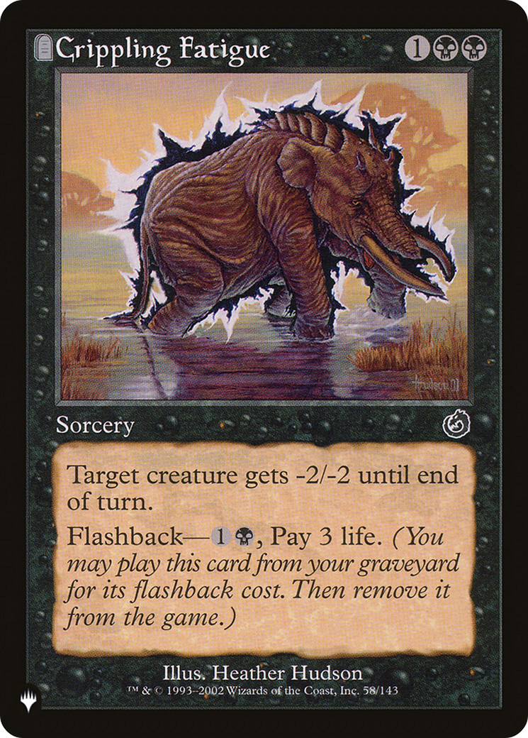Crippling Fatigue [The List] | Jomio and Rueliete's Cards and Comics